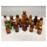 Assorted Small Colored Bottles