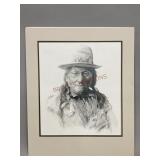 Chief Sitting Bull Print by Monty