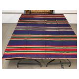 Stripped Multicolor Wool Blanket