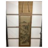 Vintage Oriental Style Hanging Scroll