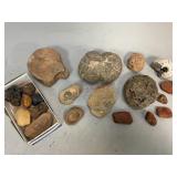Assorted Stone Artifacts, Possible Fossils and