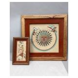 Possibly Framed Navajo Sand Paintings