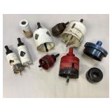 Assorted Hole Saws and Arbors