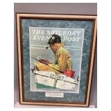 Framed Print of Norman Rockwell Painting