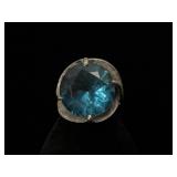 10K Gold Ring with Blue Gemstone