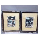 Pair of Lithograph Prints by H.S. Watson