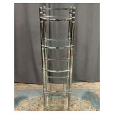Five Tier Stand with Glass Shelves