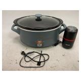 Crock Pot and Wirsh Coffee Grinder