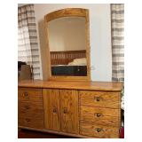 Arbek Oak Dresser with Mirror