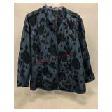 Vintage Blue Button Up Jacket