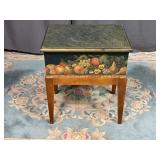 Fruit Accent Table with Storage