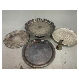 Silver Plate Serving Dishes and More