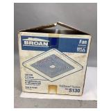 Broan Model S130 Bathroom Ventilation Fan