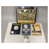Pittsburgh Steelers DVDs, Puzzle & Cards