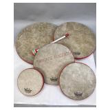 Set of Five Remo Childrenï¿½s Hand Drums