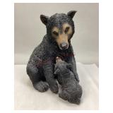 Plastic Bear & Cub Sculpture