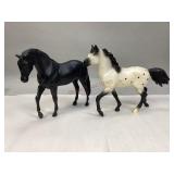 Two Vintage Collectible Plastic Model Horses