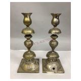 Vintage Metal Candlesticks/Lamp Bases