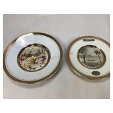 Vintage Chokin Art Collector Plates