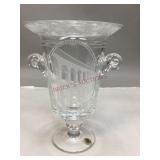 Italian Cut Glass Urn