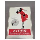 Zippo Windproof Lighter Single Sided Sign
