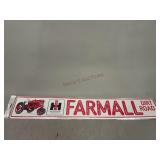 International Harvester Farmall Metal Sign NIP