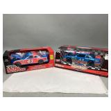 Two 1:18 Scale STP Die-Cast Metal Cars