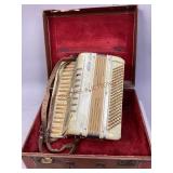 Vintage Trio Piano Accordion with Case