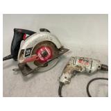 Skil Saw and 3/8' Drill
