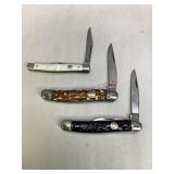 Vintage Imperial Two-Blade Folding Knives