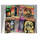 Assorted Vintage Eerie Comic Books