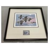 Numbered Larry Barton 1985 Migratory Bird Print