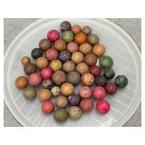 Vintage Clay Marbles