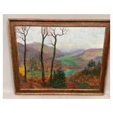 Framed Oil on Canvas Painting by L. Schween 36