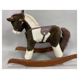 Crisha Playful Plush Rocking Horse