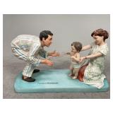 Norman Rockwell Baby's First Steps Figurine