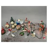 Assorted Christmas Ornaments and More Decorations
