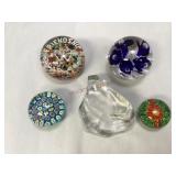 Miscellaneous Glass Paperweights