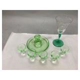 Miscellaneous Pieces of Uranium Glassware