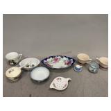 Assorted Porcelain Teacups, Dishes and More