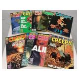Assorted Vintage Creepy Comic Books
