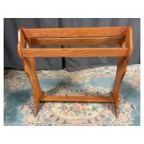 Oak Quilt Rack