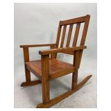 Child's Wooden Rocking Chair