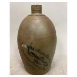 Stoneware Jug with Cobalt Blue from Greensboro PA
