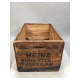 Vintage Heinz Cider Vinegar Wooden Crate
