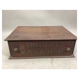 Oakville Co. Wooden Advertising Cabinet