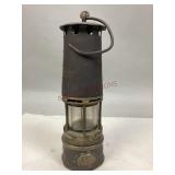 Vintage Brass & Iron Minerï¿½s Safety Lamp