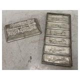 Metal Chocolate Bar Molds