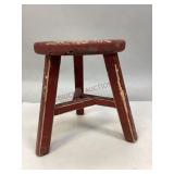 Rustic Wooden Milk Stool