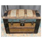Small Antique Dome Top Trunk